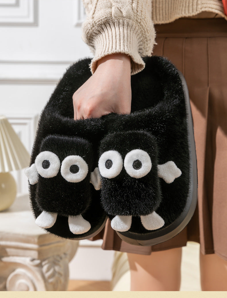 Briquette Couple Household Thermal Cotton Slippers EX-STOCK Canada