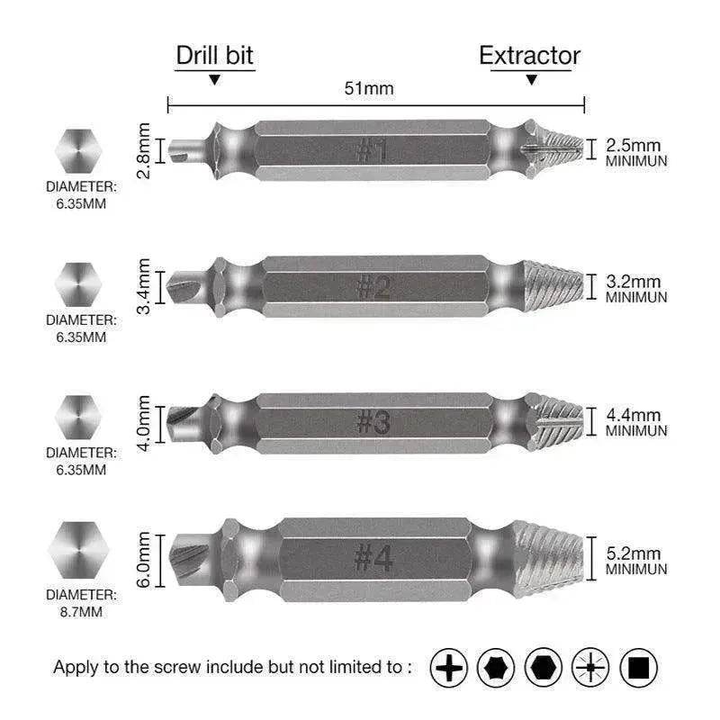 Broken Wire Extractor Screw Removal Tool Set - EX-STOCK Canada