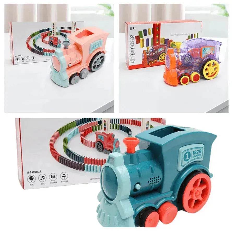 Building Blocks Train Toy Baby Car Puzzle Automatic Release - EX-STOCK Canada