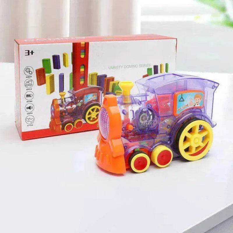 Building Blocks Train Toy Baby Car Puzzle Automatic Release - EX-STOCK Canada