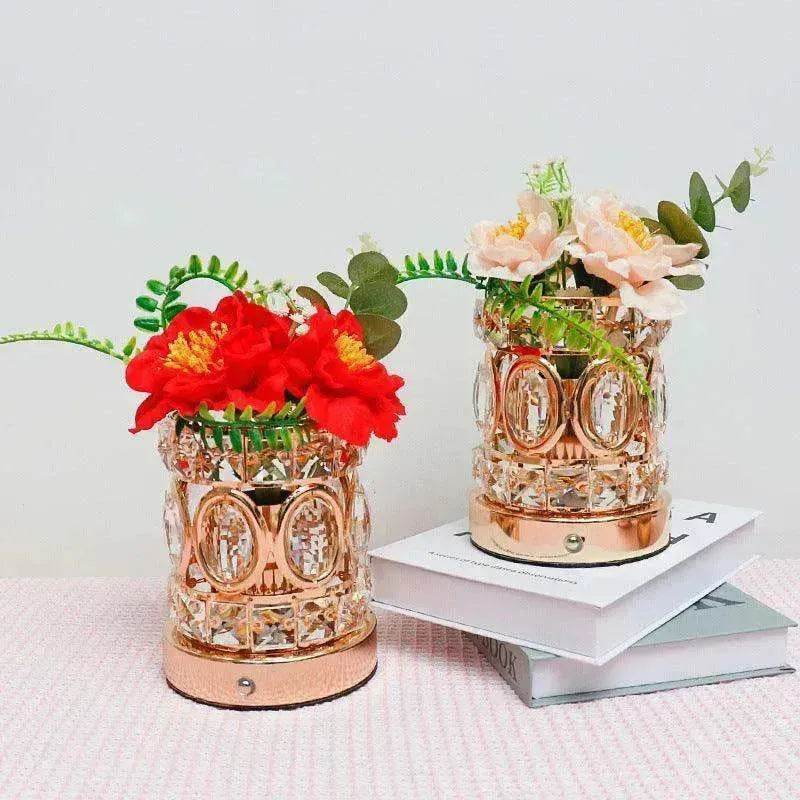 Camellia Crystal Decorative Lamp USB Charging - EX-STOCK Canada