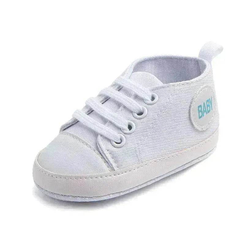 Canvas Sports Sneakers Baby First Walkers Soft Sole Anti-slip Shoes - EX-STOCK Canada