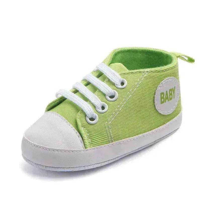 Canvas Sports Sneakers Baby First Walkers Soft Sole Anti-slip Shoes - EX-STOCK Canada