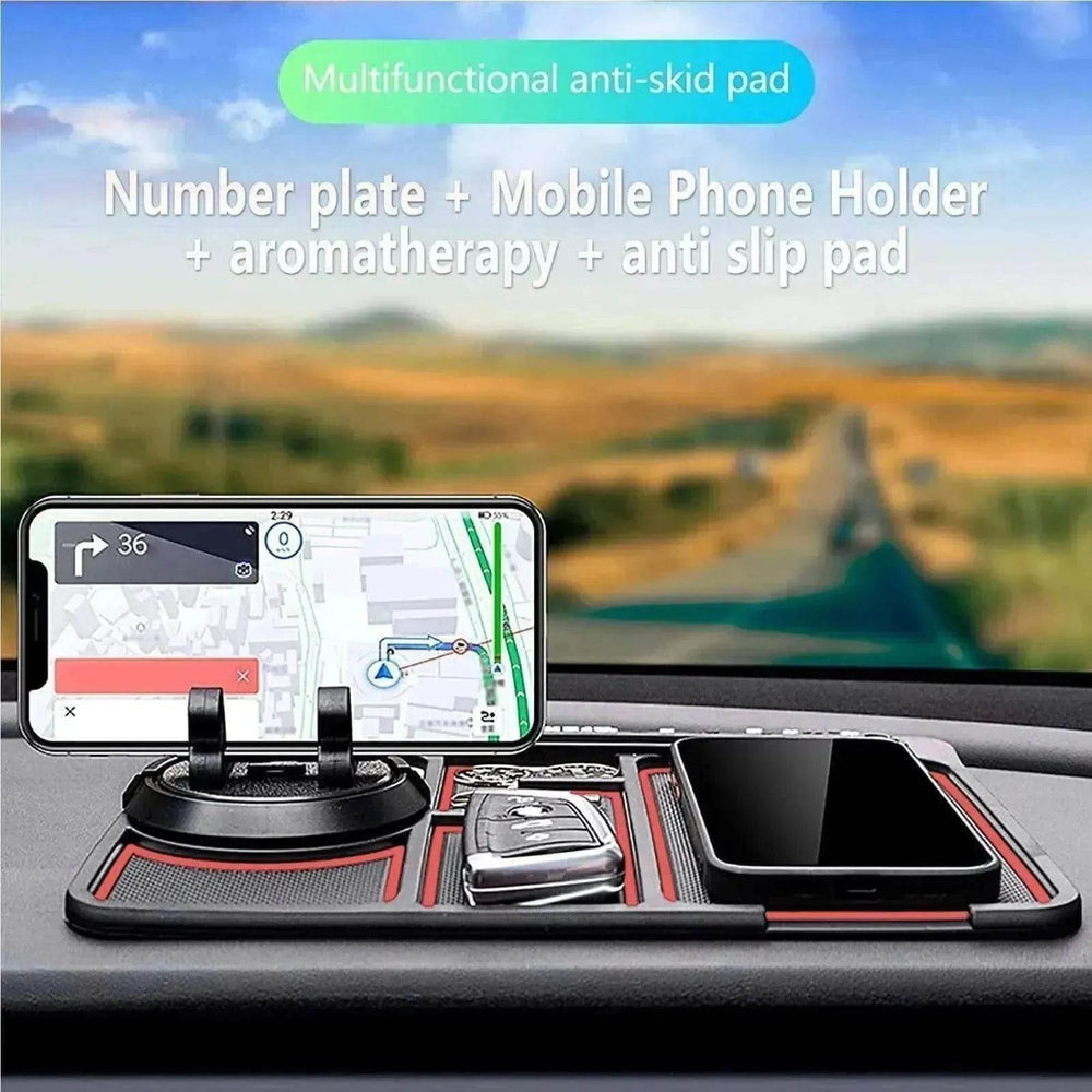 Car Phone Pad 4-in-1 Parking Number Card Anti-Slip Mat Auto Holder - EX-STOCK Canada
