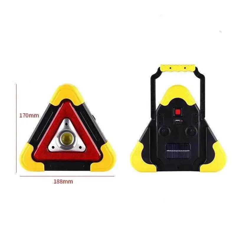 Car Tripod Warning Sign Parking Reflective Solar Light - EX-STOCK Canada