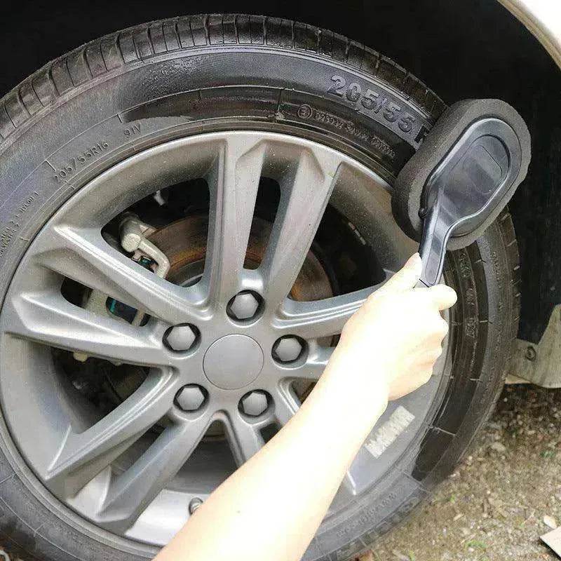 Car tire waxing long handle sponge brush - EX-STOCK Canada