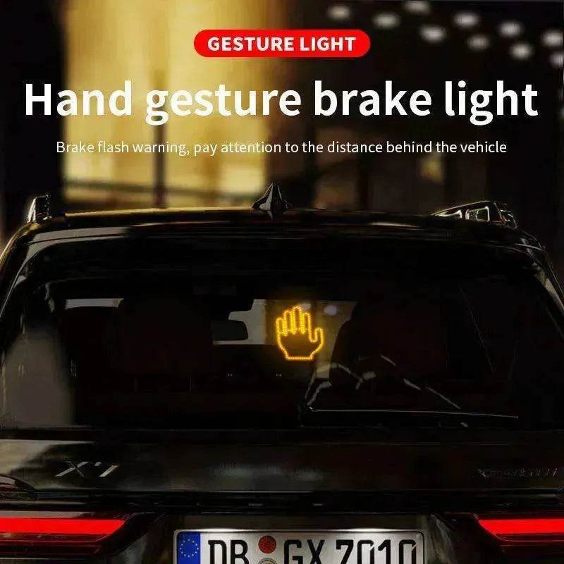 Car's Hand & Fingers Flashing LED Gesture Warning Light - EX-STOCK Canada