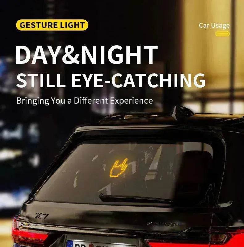 Car's Hand & Fingers Flashing LED Gesture Warning Light - EX-STOCK Canada