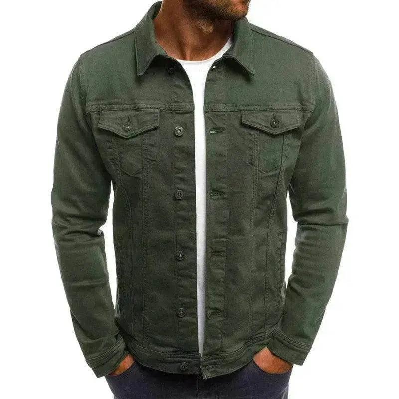 Veste décontractée pour hommes Chemise en jean à boutons - EX-STOCK Canada