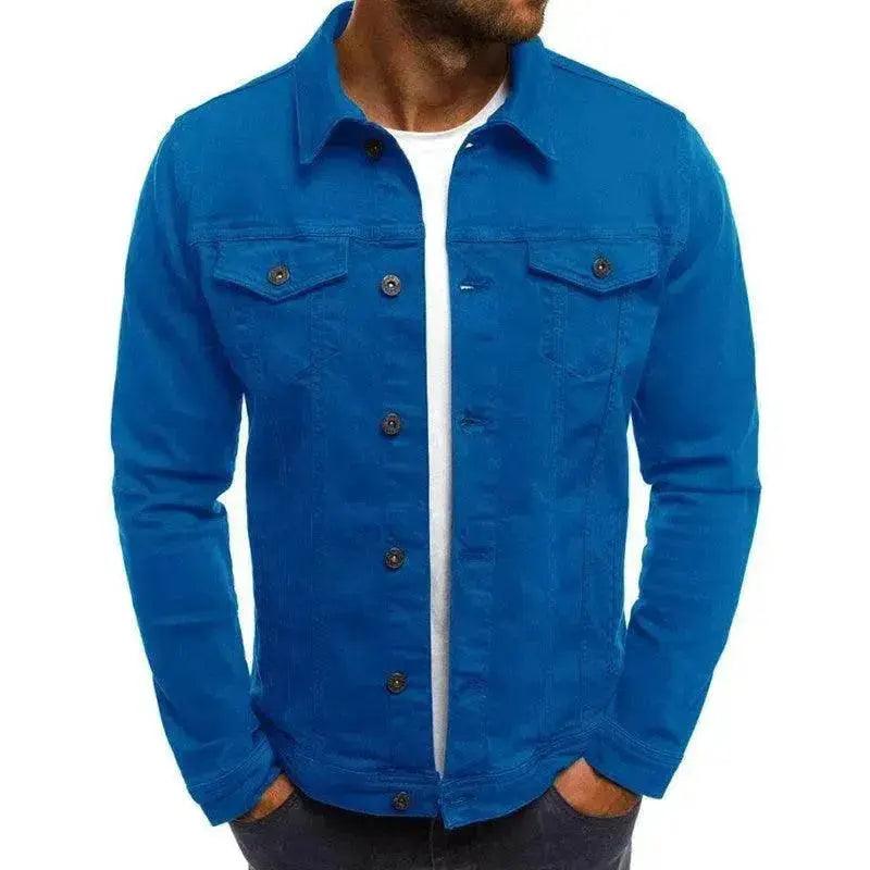 Veste décontractée pour hommes Chemise en jean à boutons - EX-STOCK Canada