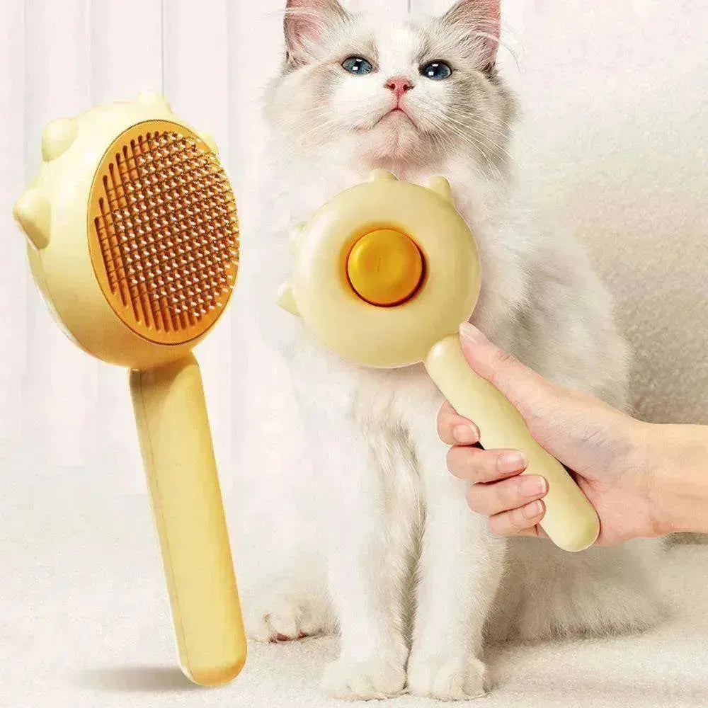 Brosse de massage et d'épilation pour chats - Peigne de toilettage et grattoir EX-STOCK CANADA