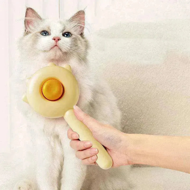 Brosse de massage et d'épilation pour chats - Peigne de toilettage et grattoir EX-STOCK CANADA