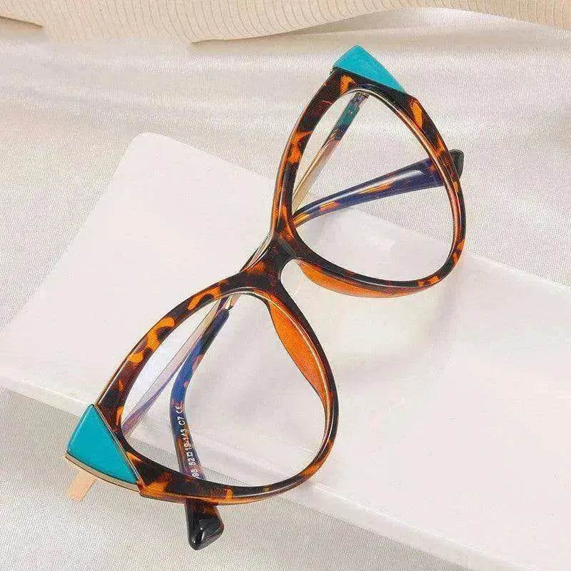 Cat Eye Anti-blue Light Large Frame Slim Look Optical Glasses - EX-STOCK Canada