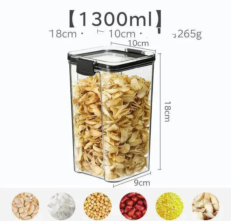 Cereals Kitchen Storage Jar Box - EX-STOCK CANADA