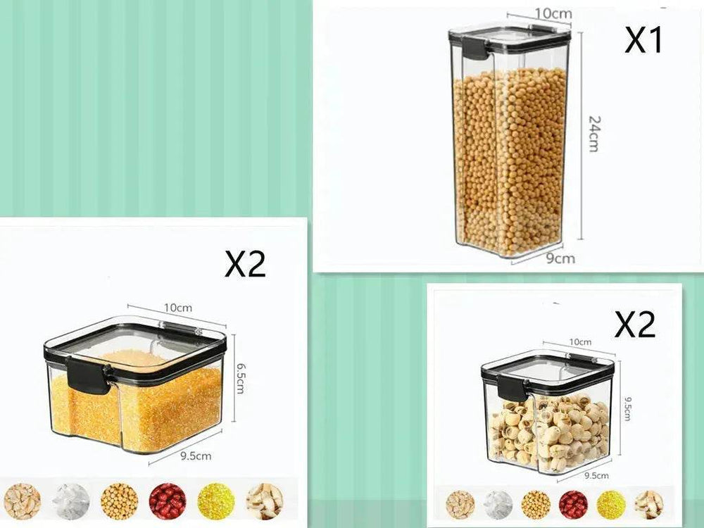 Cereals Kitchen Storage Jar Box - EX-STOCK Canada
