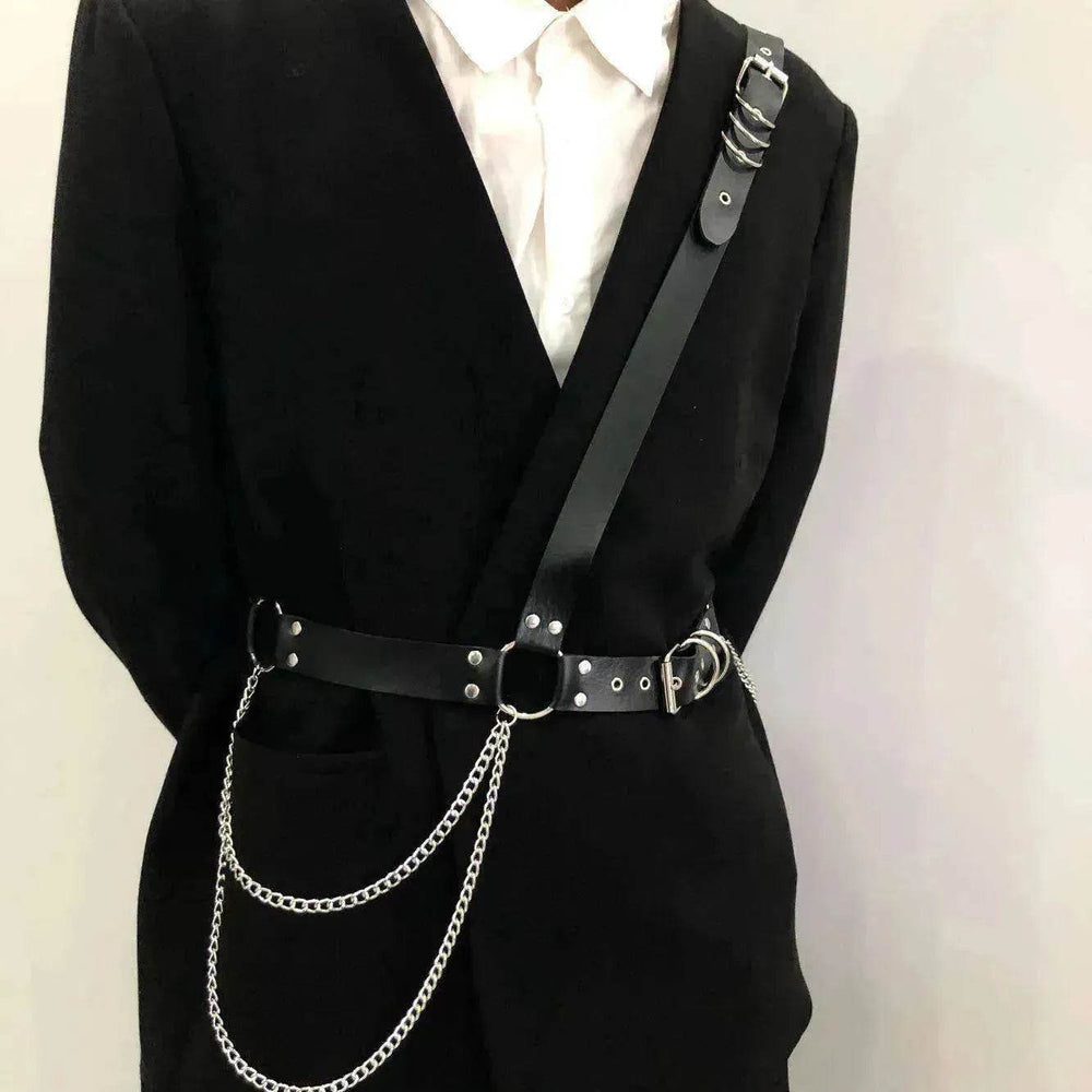 Chain Belt Single Shoulder Backpack Belt Girdle Strap - EX-STOCK Canada