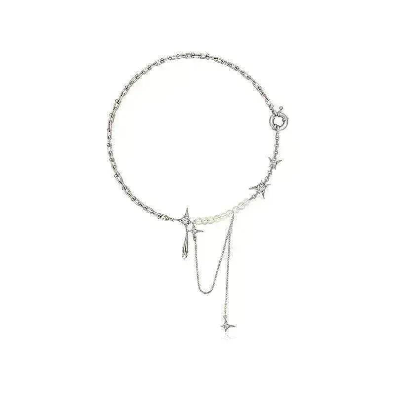 Collier pendentif étoile en diamant chic - EX-STOCK CANADA