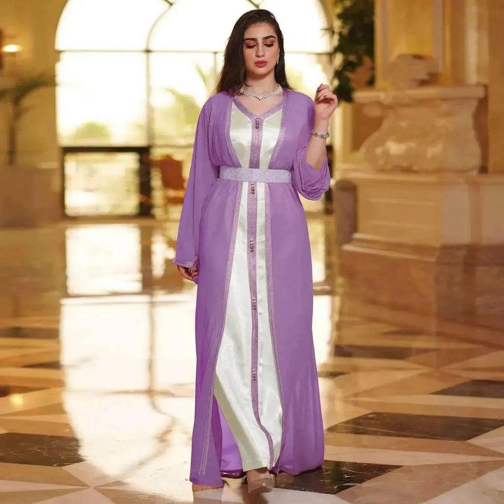 Chiffon Dress Foreign Trade Arab Women's Clothing - EX-STOCK Canada