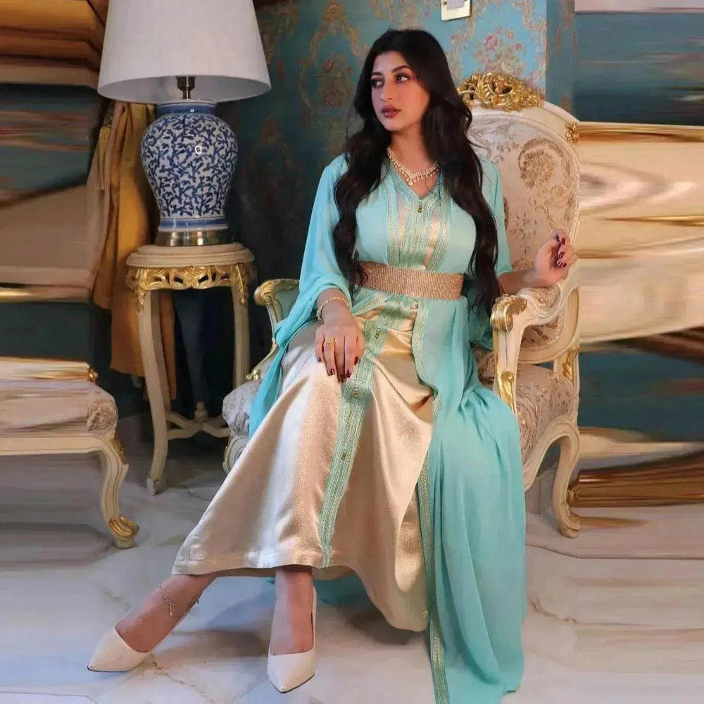 Chiffon Dress Foreign Trade Arab Women's Clothing - EX-STOCK Canada
