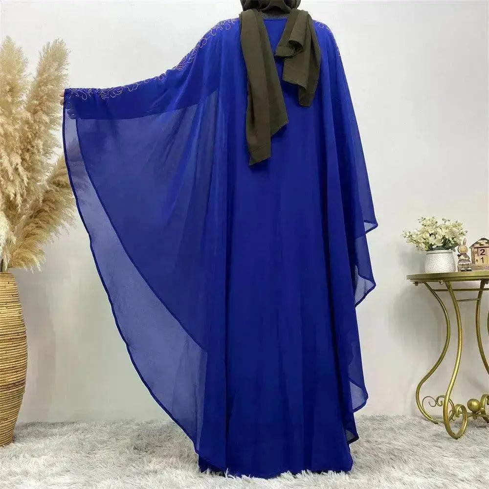 Robe arabe à manches chauve-souris en chiffon chaud EX-STOCK Canada