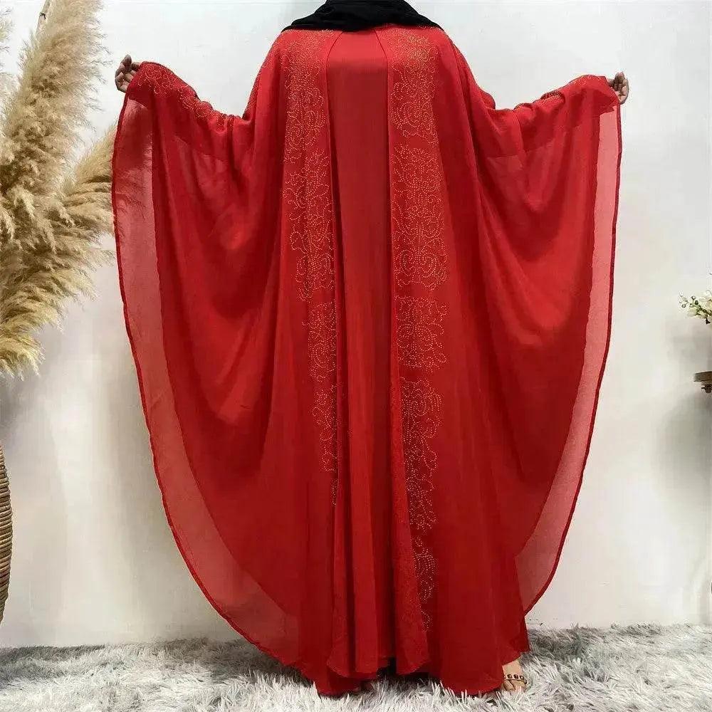 Robe arabe à manches chauve-souris en chiffon chaud EX-STOCK Canada