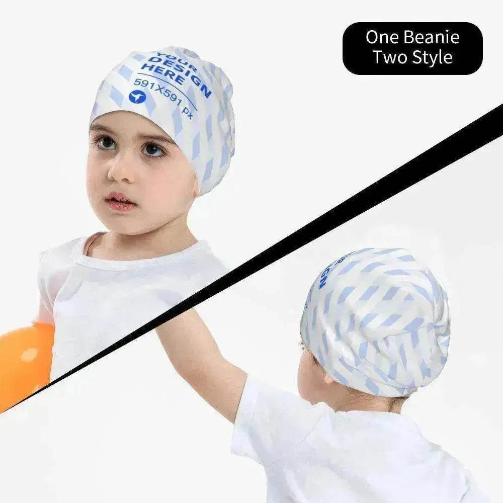 Bonnet tricoté chaud, grand et polyvalent pour enfants EX-STOCK Canada