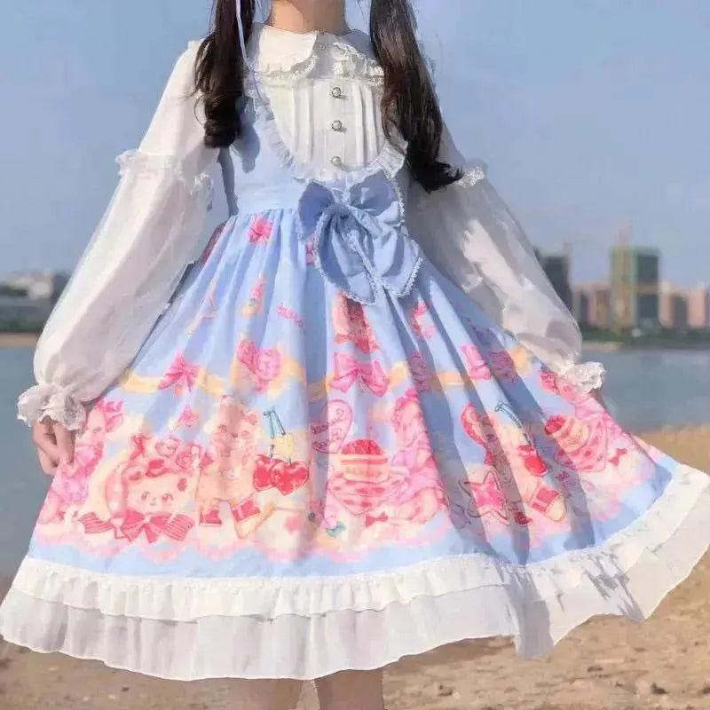 Robe pour fille douce à bretelles pour enfants - EX-STOCK Canada