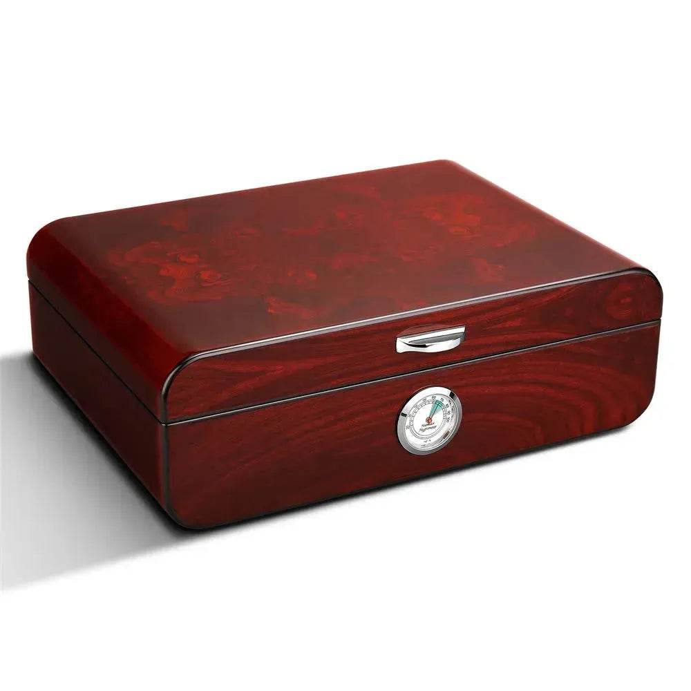 Humidor para cigarros, caja de cedro para cigarros con humedad, gran capacidad - EX-STOCK Canada