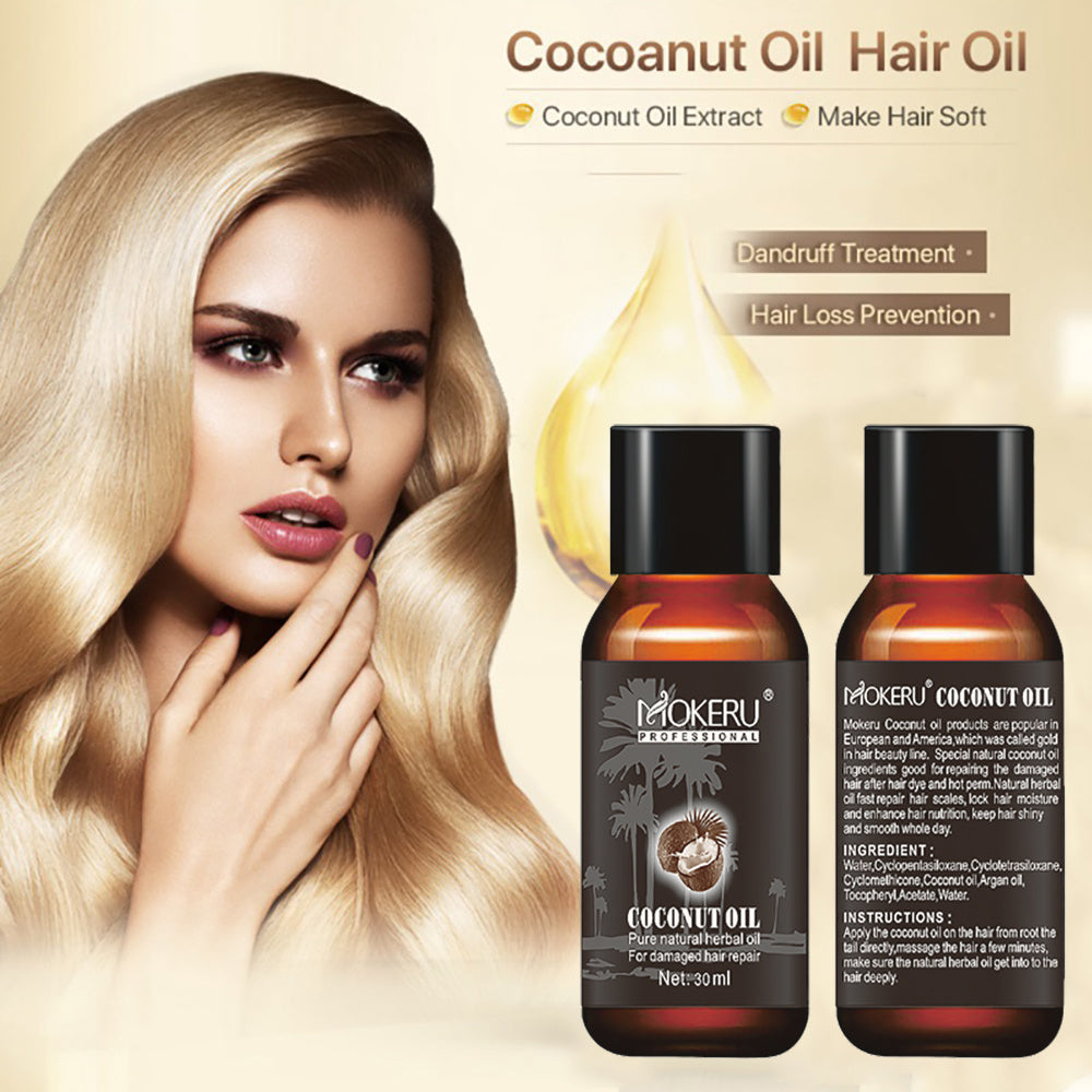 Coconut Oil Repair Frizz Repair Damage Hair Care Hair EX-STOCK Canada
