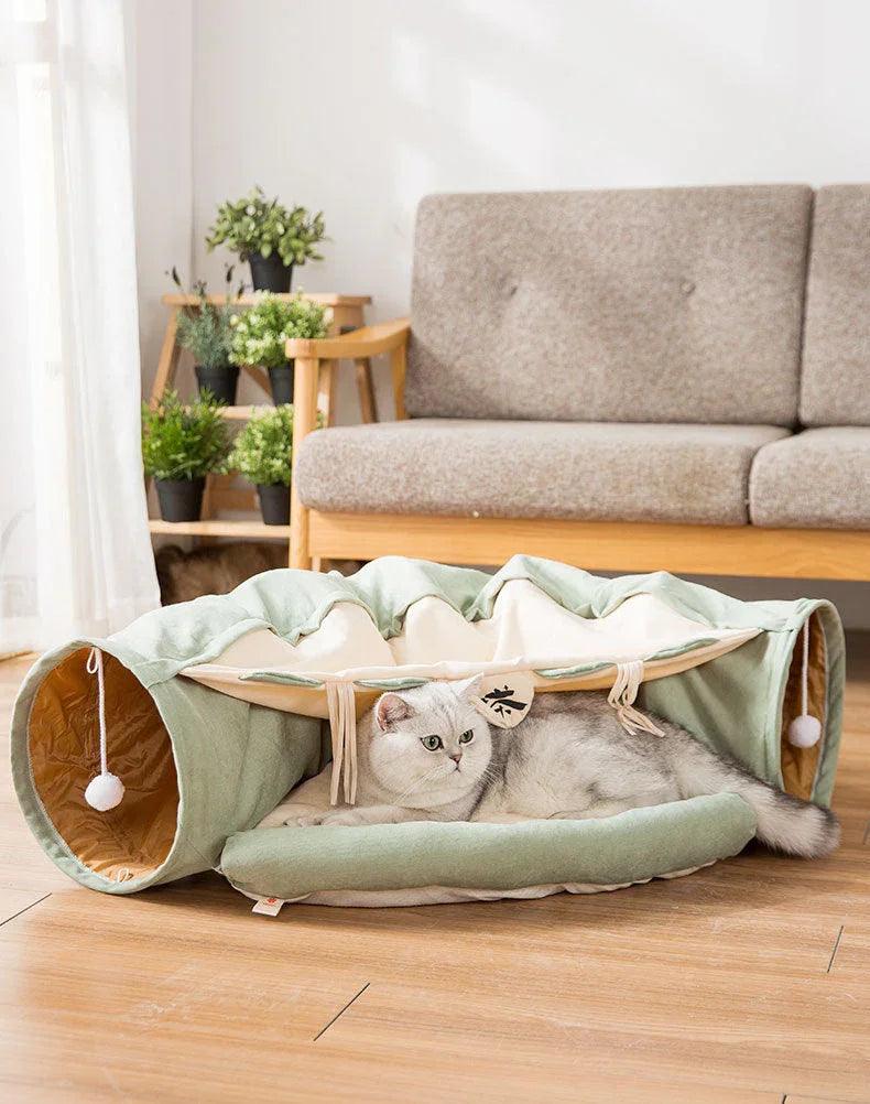 Collapsible Cat Tunnel Durable Washable Collapsible EX-STOCK Canada