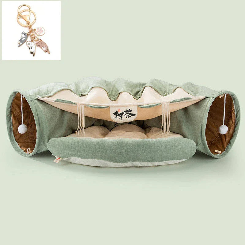 نفق قطط قابل للطي متين وقابل للغسلEX-STOCK Canada