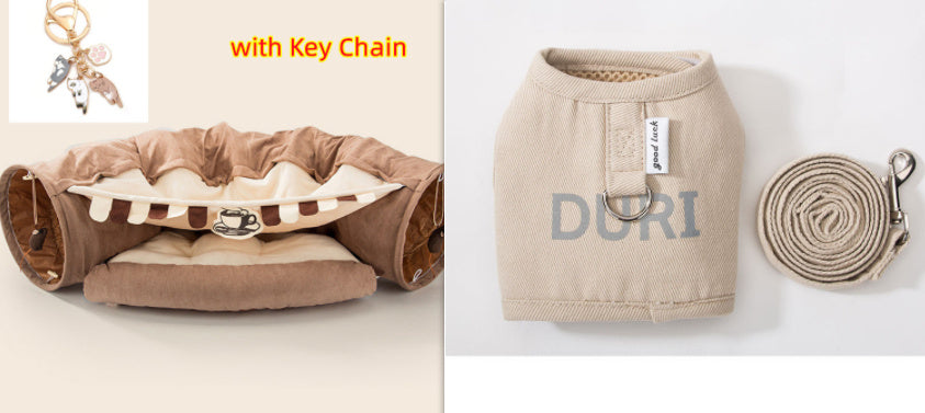 Collapsible Cat Tunnel Durable Washable Collapsible EX-STOCK Canada