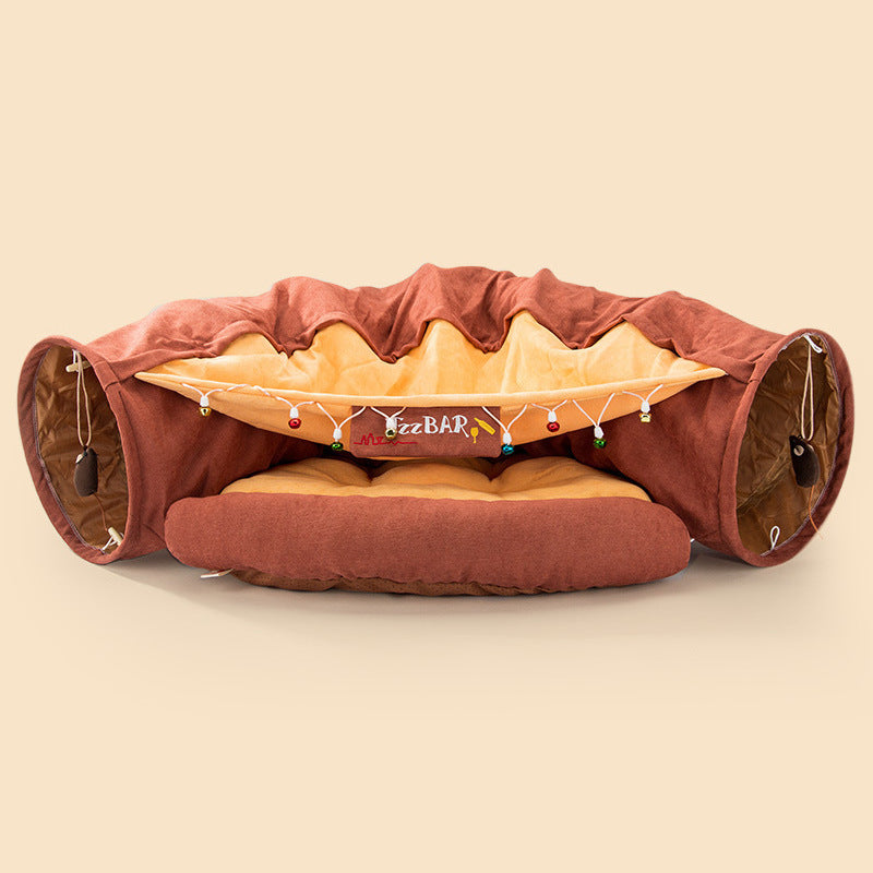 Collapsible Cat Tunnel Durable Washable Collapsible EX-STOCK Canada