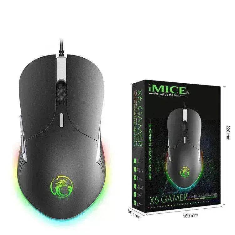 Colorful RGB Breathing Light Gaming Silent Gaming Mouse - EX-STOCK Canada