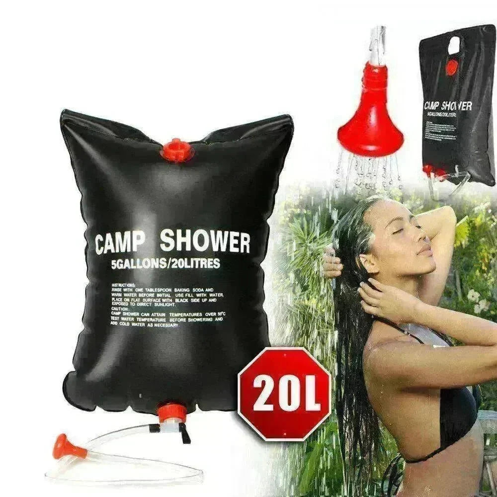 Compact 20L Solar Shower for Camping - EX-STOCK CANADA