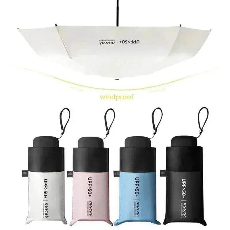Compact UV-Proof Mini Umbrella: Windproof & Durable - EX-STOCK Canada