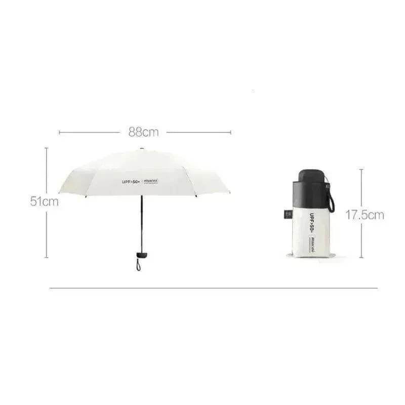 Compact UV-Proof Mini Umbrella: Windproof & Durable - EX-STOCK Canada