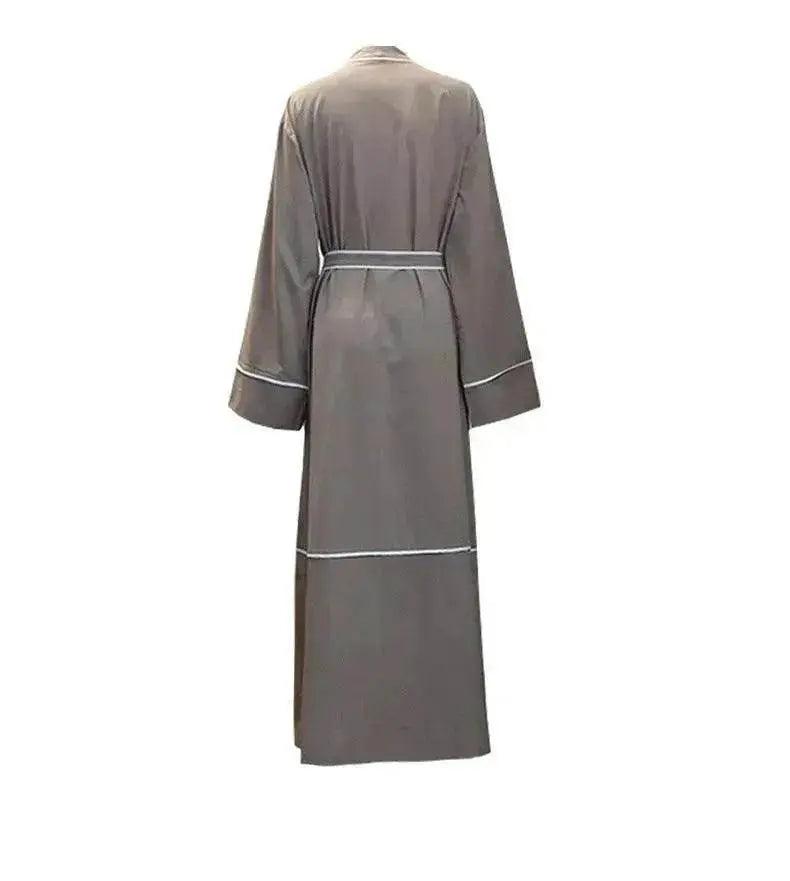Cardigan à rayures contrastées Robe arabe - EX-STOCK Canada