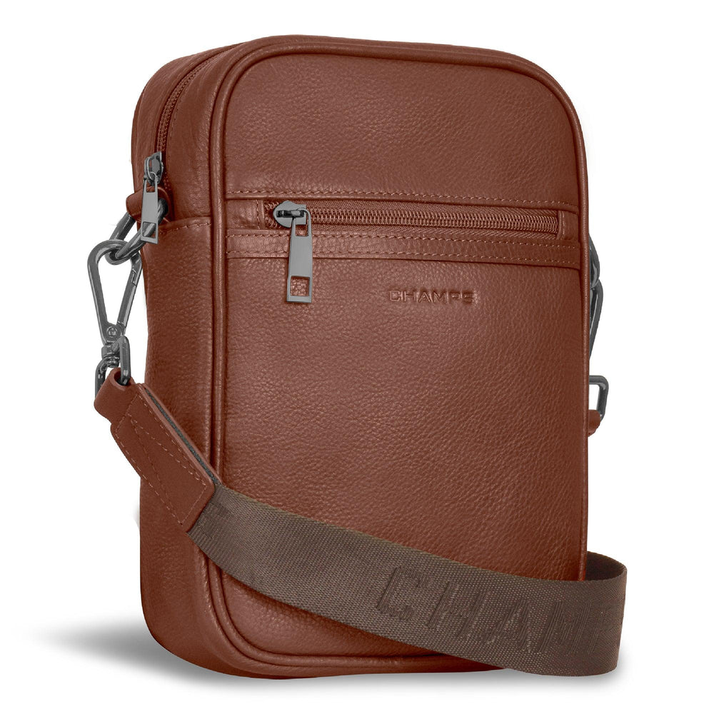 Sac bandoulière vertical en cuir / onyxEX-STOCK Canada
