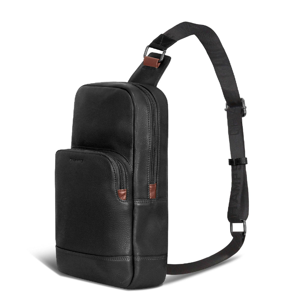 Onyx / Leather Sling Bag EX-STOCK Canada