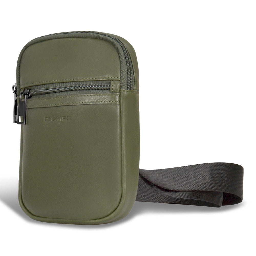 Sac bandoulière en cuir / étui en onyxEX-STOCK Canada