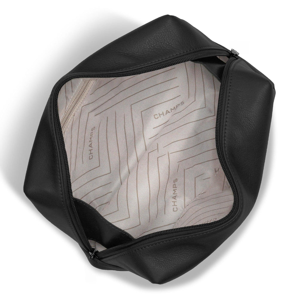 Onyx / Leather Toiletry Bag EX-STOCK Canada