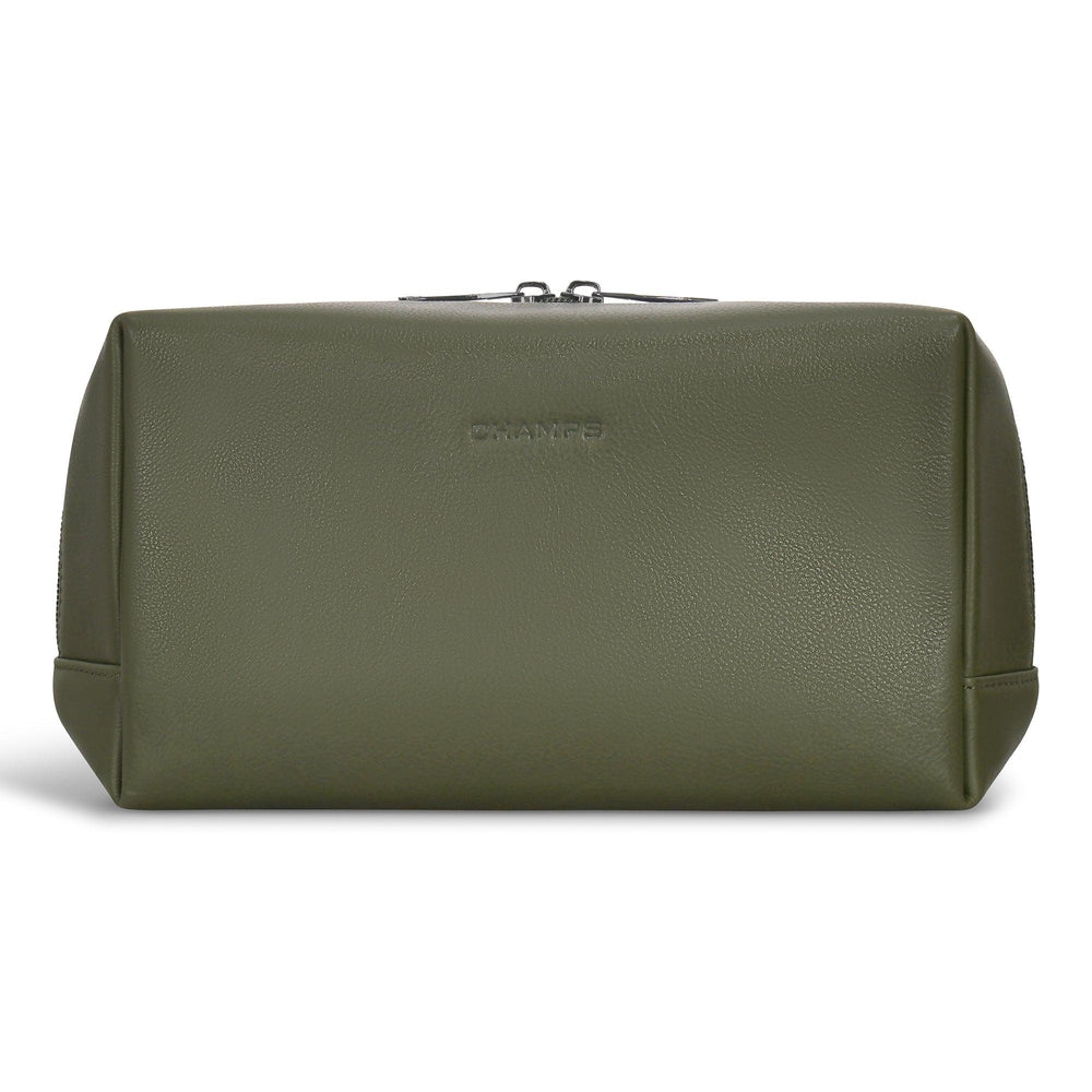 Onyx / Leather Toiletry Bag EX-STOCK Canada