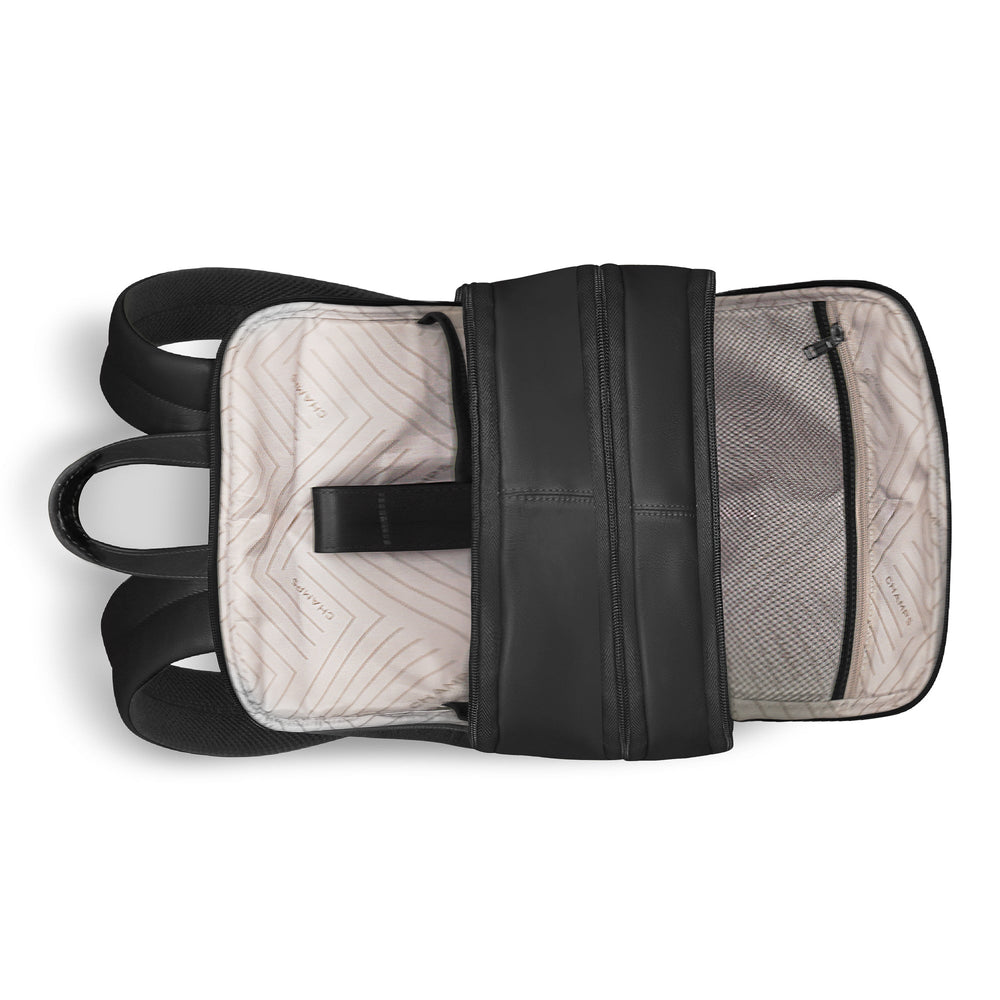 Sac à dos classique en onyx / cuirEX-STOCK Canada