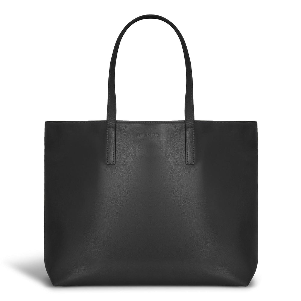 Sac fourre-tout ouvert en onyx / cuirEX-STOCK Canada
