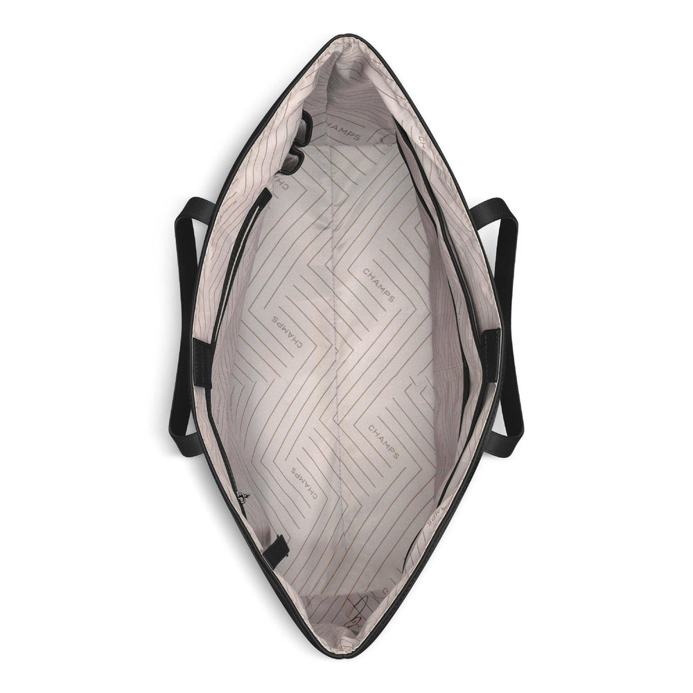 Sac fourre-tout ouvert en onyx / cuirEX-STOCK Canada