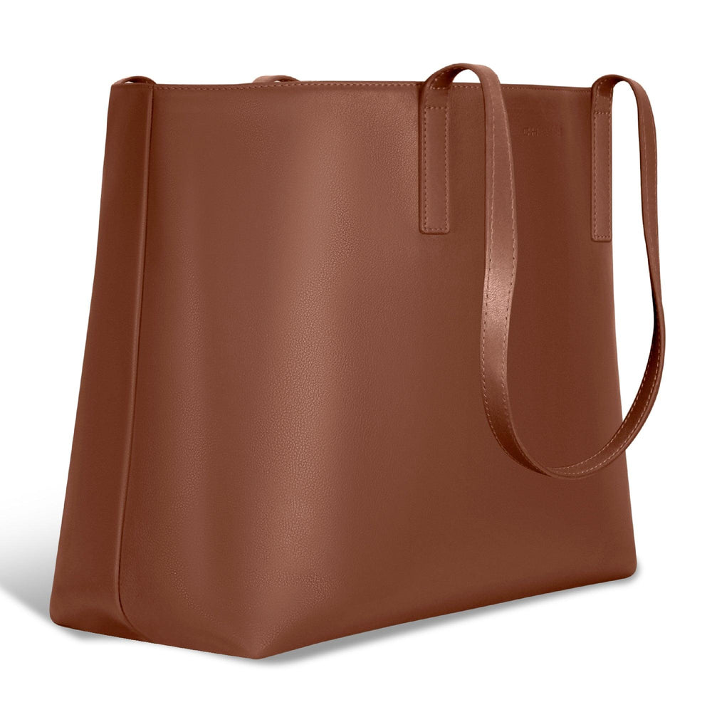 Sac fourre-tout ouvert en onyx / cuirEX-STOCK Canada