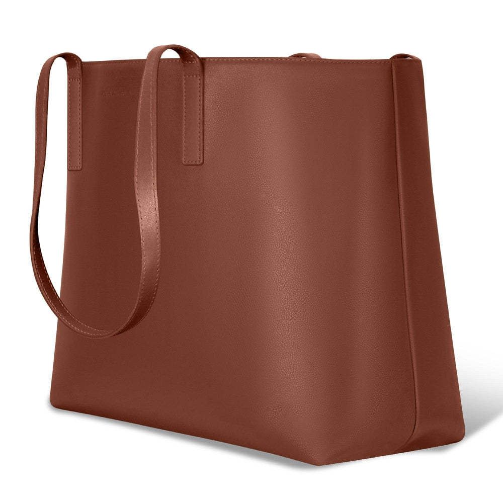 Sac fourre-tout ouvert en onyx / cuirEX-STOCK Canada