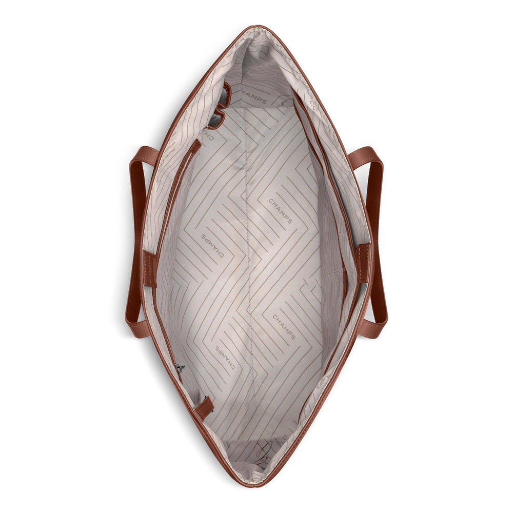 Sac fourre-tout ouvert en onyx / cuirEX-STOCK Canada