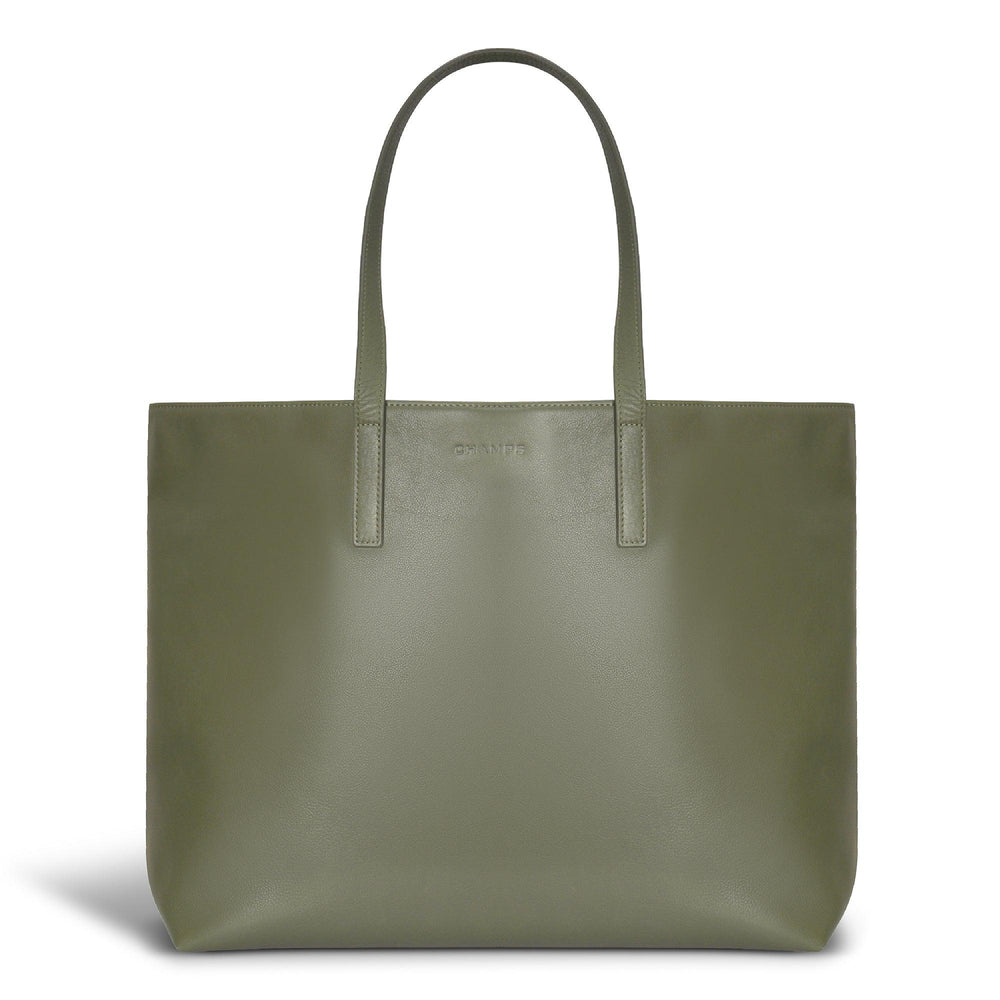 Sac fourre-tout ouvert en onyx / cuirEX-STOCK Canada